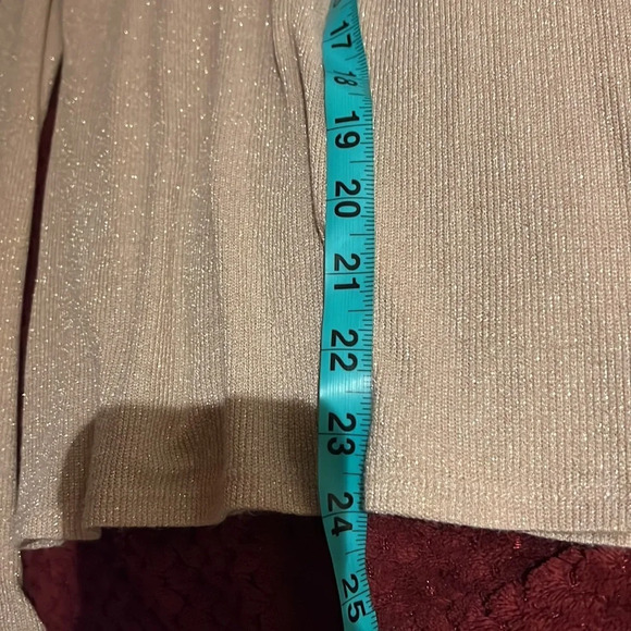 Project Runway  glitter long sleeve turtleneck holiday sweater - Picture 6 of 10